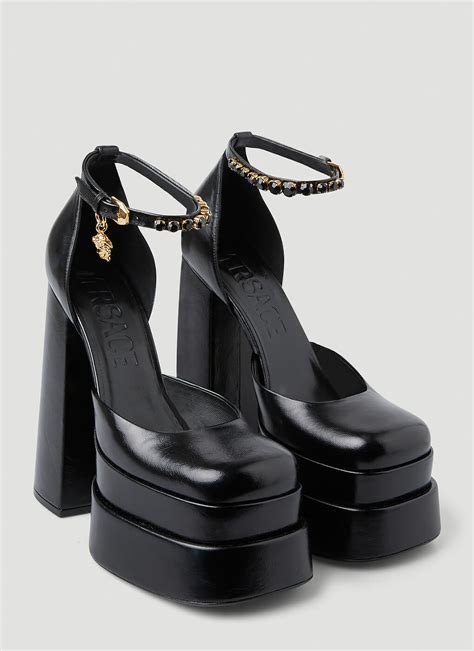 is medusa versace|versace medusa platform heels.